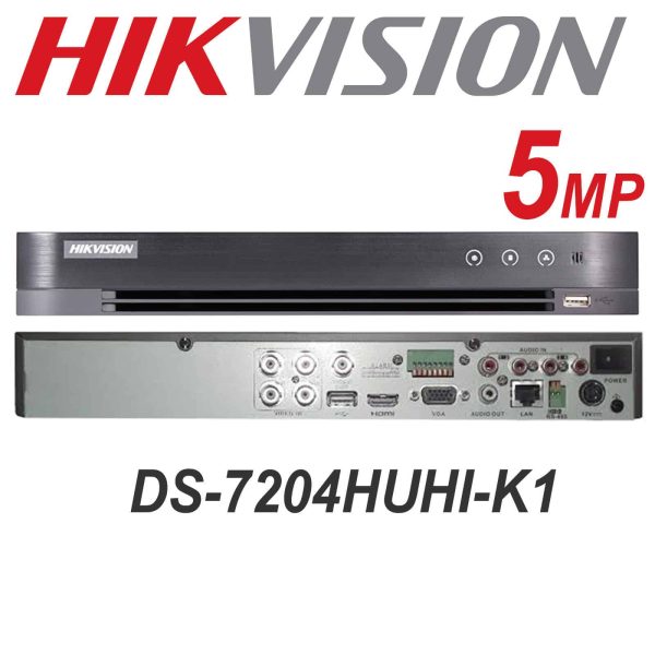 5MP HIKVISION CCTV SYSTEM 4CH DVR 5 MEGAPIXEL CAMERA NIGHT VISION FULL HD 2