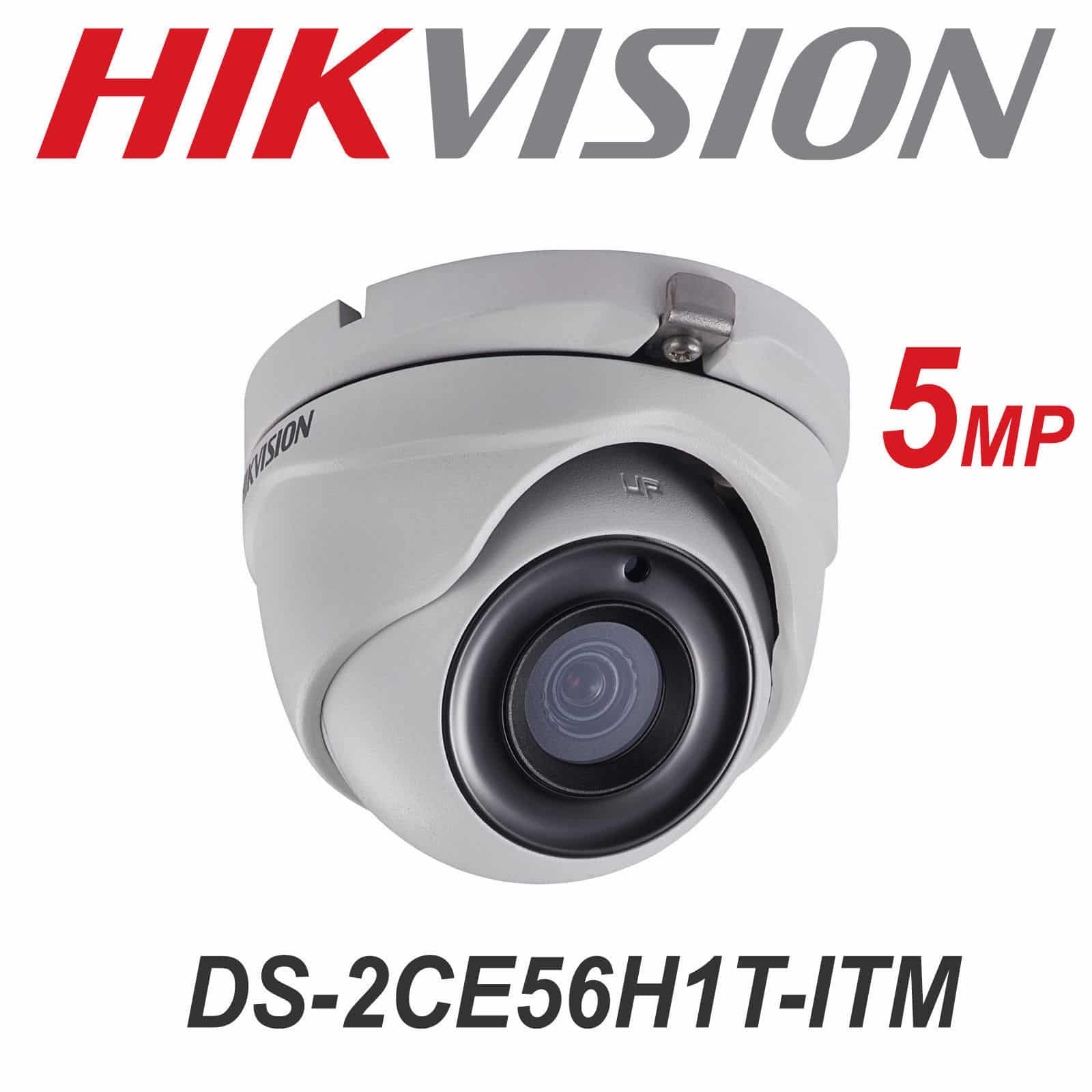Hikvision HIKVISION 5MP 4Ch Dvr & 2x HD TVI 5MP Camera's HD CCTV Camera System 1TB HDD UK 