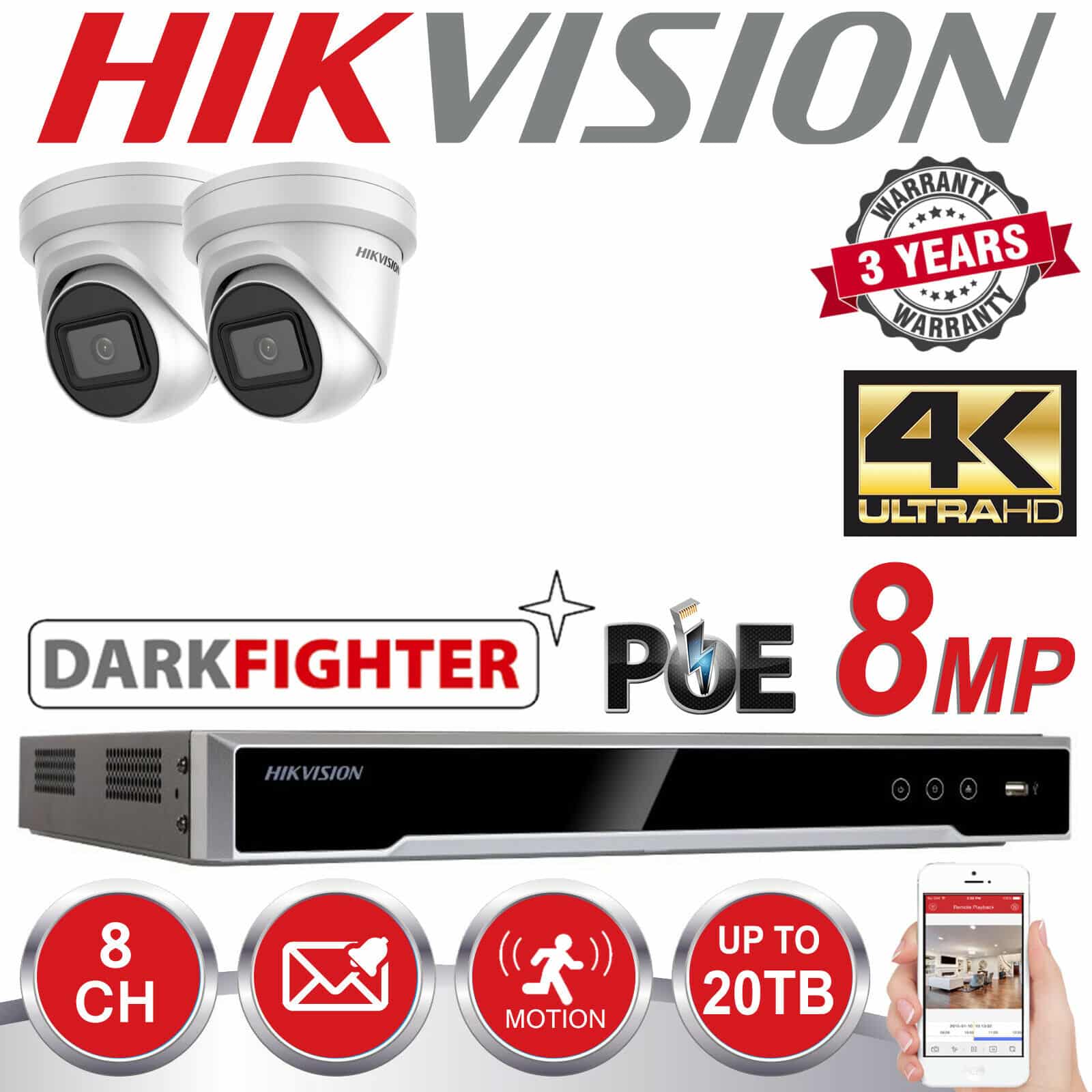 hikvision poe system