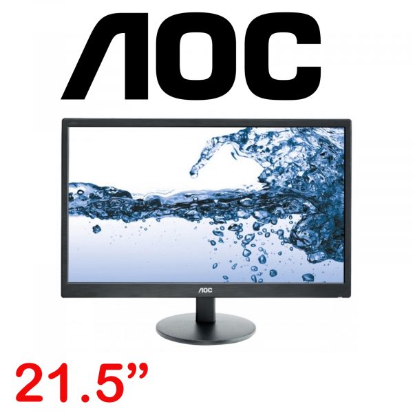 21.5" AOC LED MONITOR VGA HDMI E2270SWHN 1