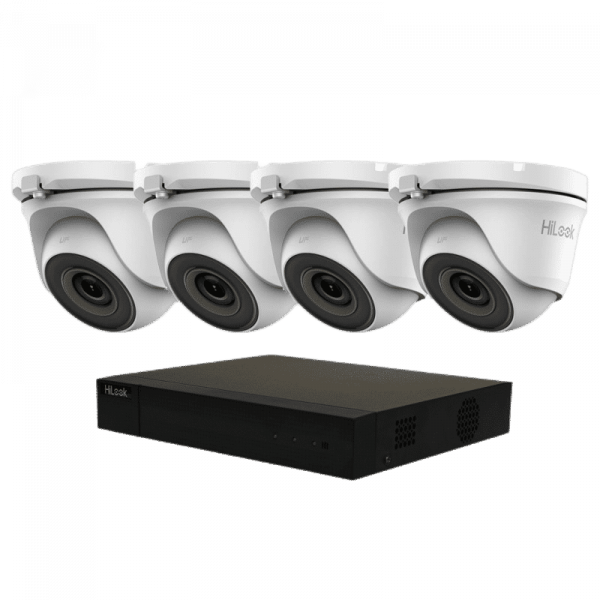 2MP . 4Ch Dvr Hikvision 4X Hilook System 20M White Dome Camera Kit 2